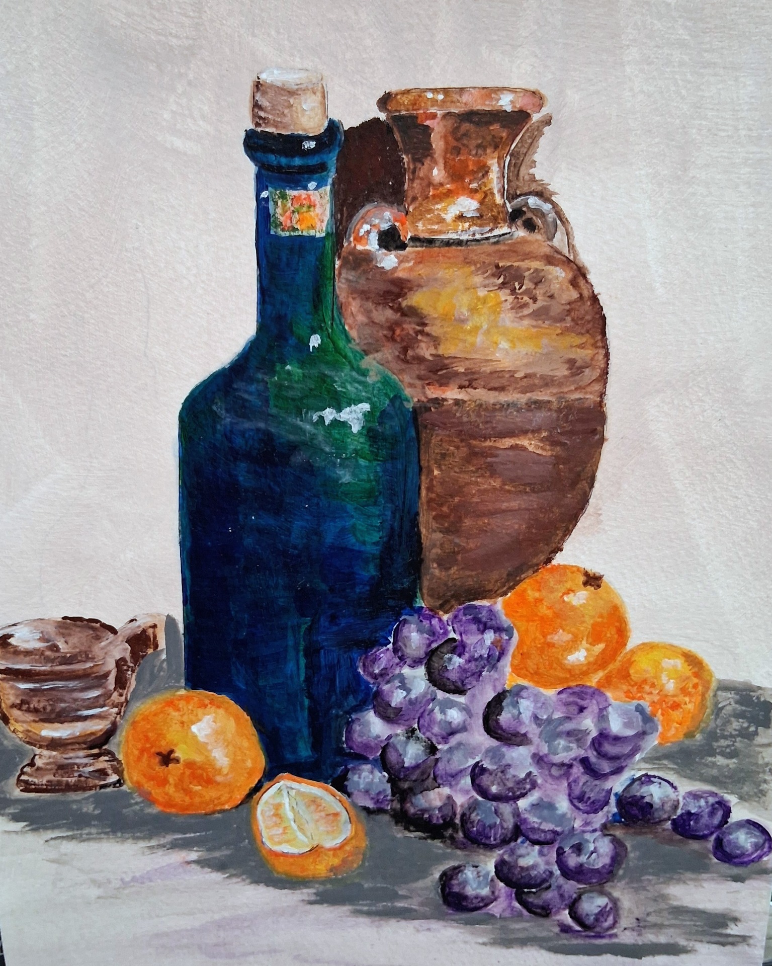 'Still life with grapes' - June Greeny