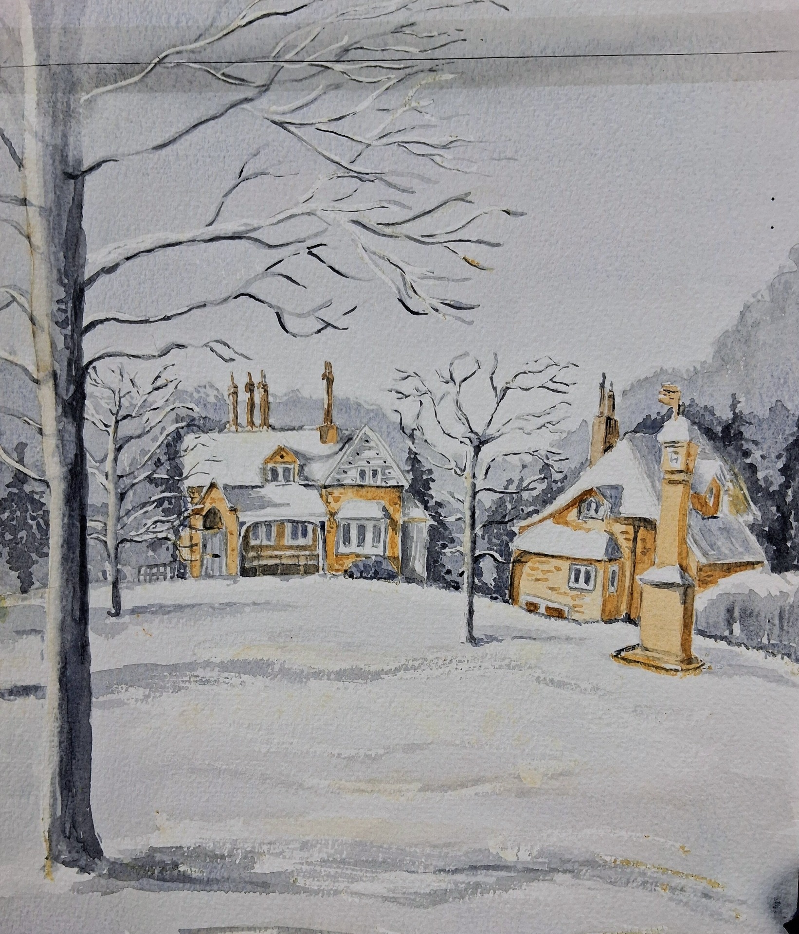 'Winter Scene' - Yvonne Stuart